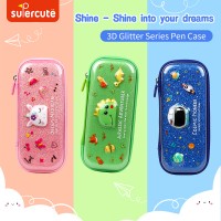 3D Glitter Series Pen Case